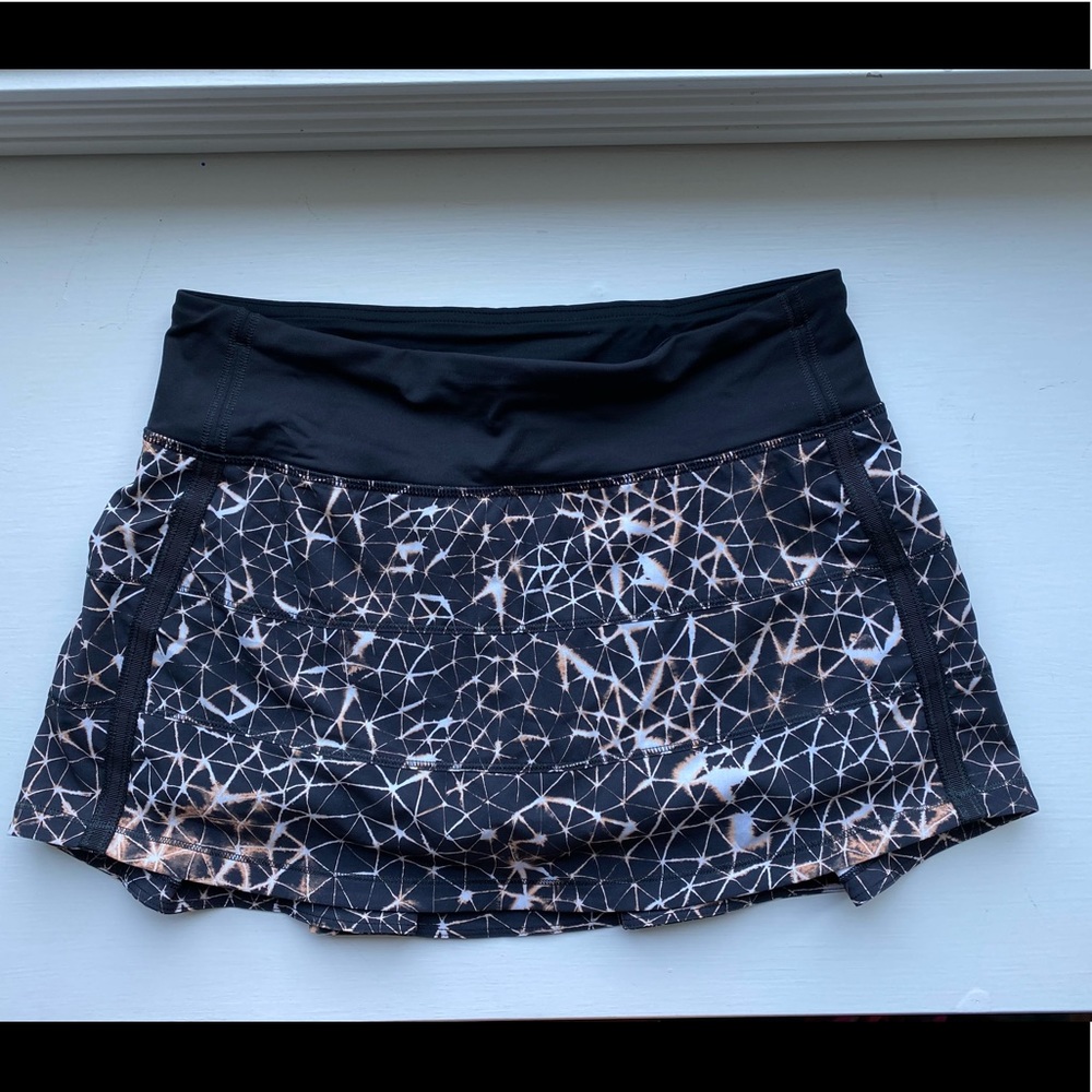 Lululemon Pace Rival Skirt II - Star Crush Pattern NWOT